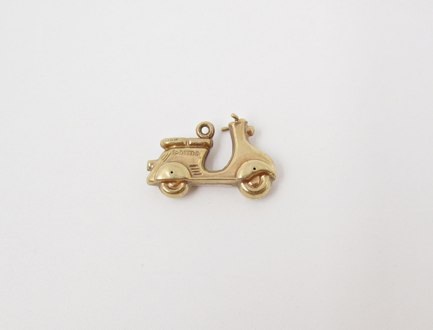 1958 Vespa Scooter Gold Charm