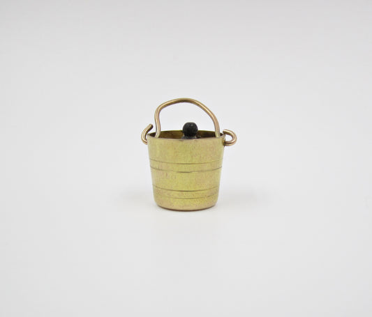 1957 Champagne Bucket & Bottle Gold Charm